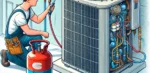 AC gas leak fix & refill